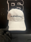 Boné Balenciaga Branco Aba Curva - Pronta Entrega