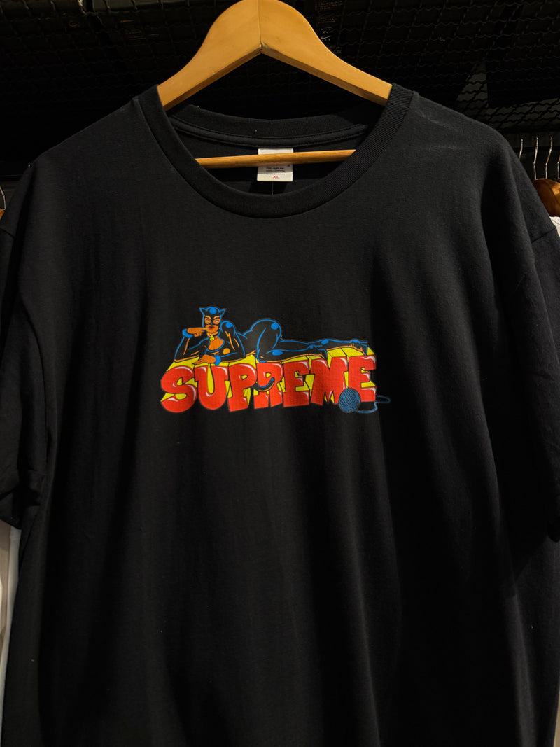 Camiseta SUPREME Preta - Pronta Entrega