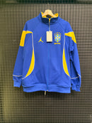 Jaqueta Jordan Brasil Azul Amarelo 2026/27 - Pronta Entrega