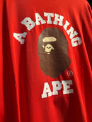 Camiseta BAPE Vermelho - Pronta Entrega