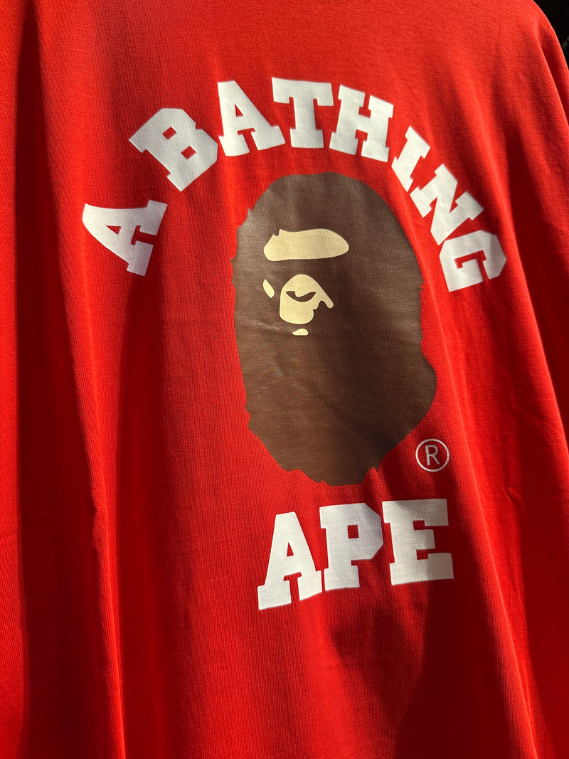 Camiseta BAPE Vermelho - Pronta Entrega