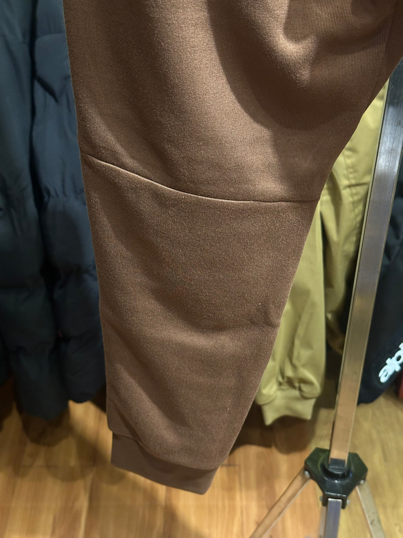 Calça Moletom Nike Standard Fit Marrom Com Punho - Pronta Entrega