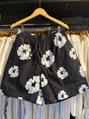 Short Denim Tears Preto Tactel - Pronta Entrega