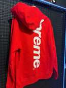 Moletom Supreme Back Logo Red - Pronta Entrega