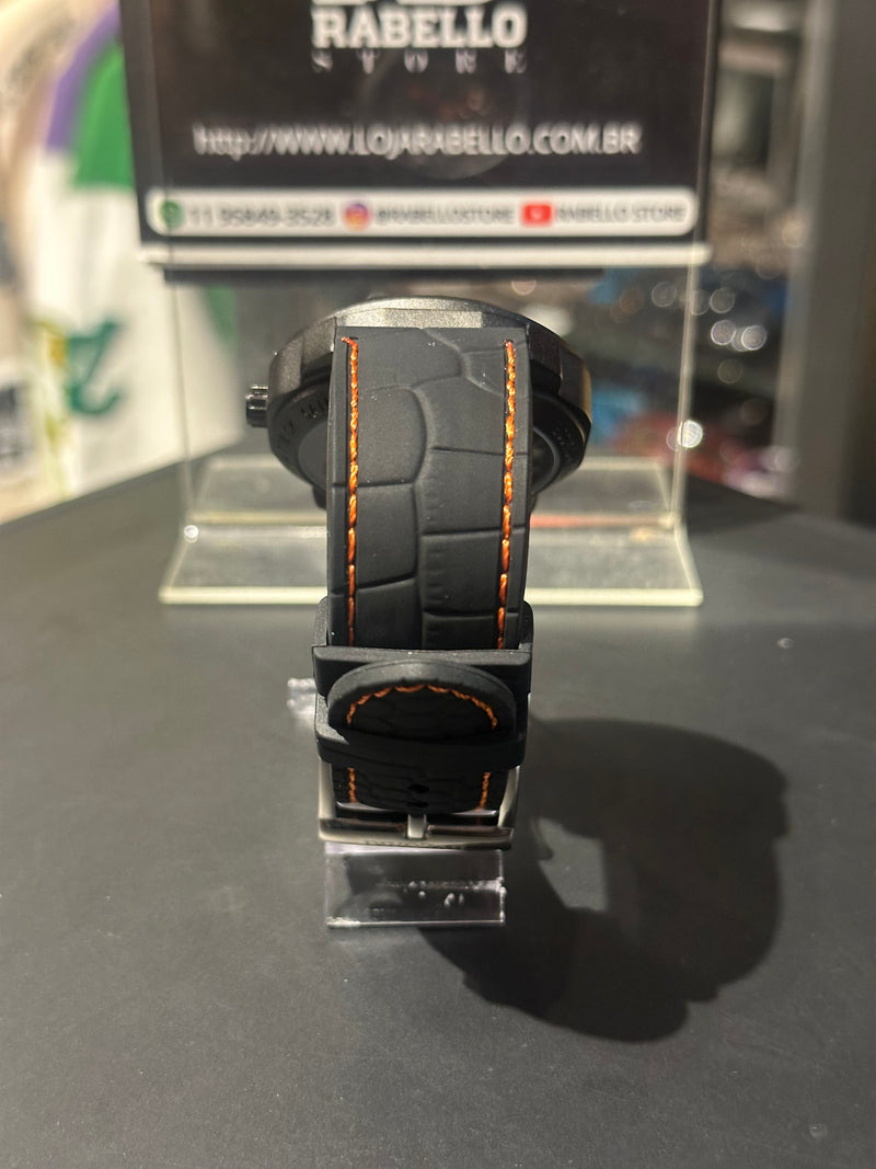 Relógio Bvlgari Octo Black/Orange - Pronta Entrega