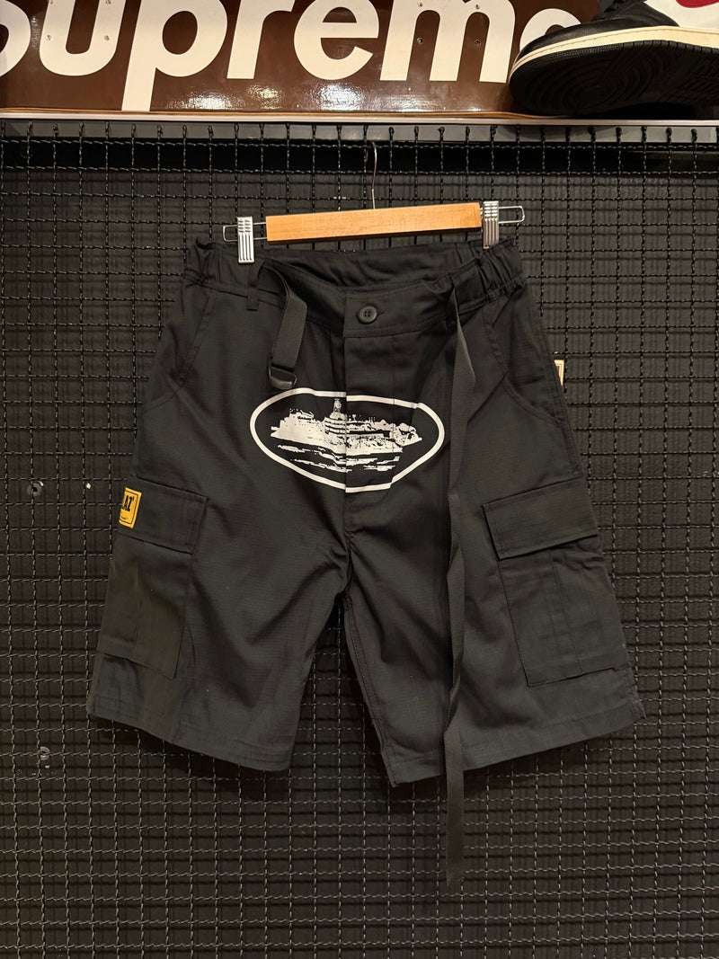 Short Corteiz Guerillaz Black - Pronta Entrega