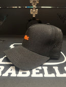 Boné Aba Curva Lacoste Preto Small Croc Orange - Pronta Entrega