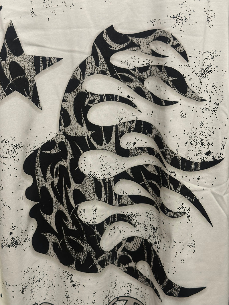 Camiseta Hellstar Thorn Glitter White - Pronta Entrega