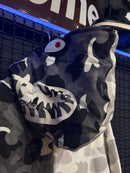 Jaqueta Bape Shark Duo Camo Black White - Pronta Entrega