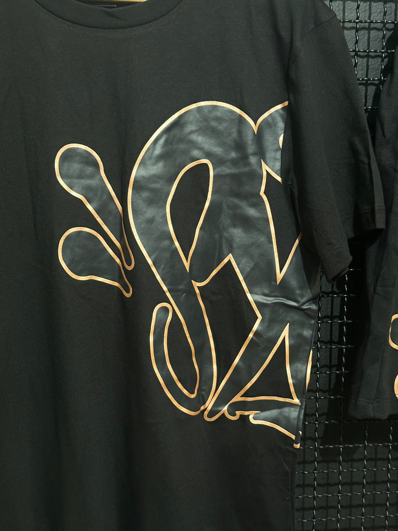 Conjunto Syna Camiseta + Short Black/Rose - Pronta Entrega