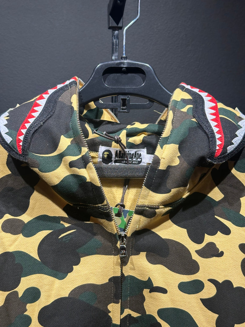 Jaqueta Bape Shark Camo Full Zip - Pronta Entrega
