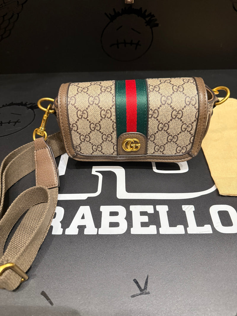 Bolsa Gucci Feminina Slim Couro Crossbody - Pronta Entrega
