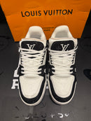 Tênis Louis Vuitton LV Trainer White Black  - Pronta Entrega