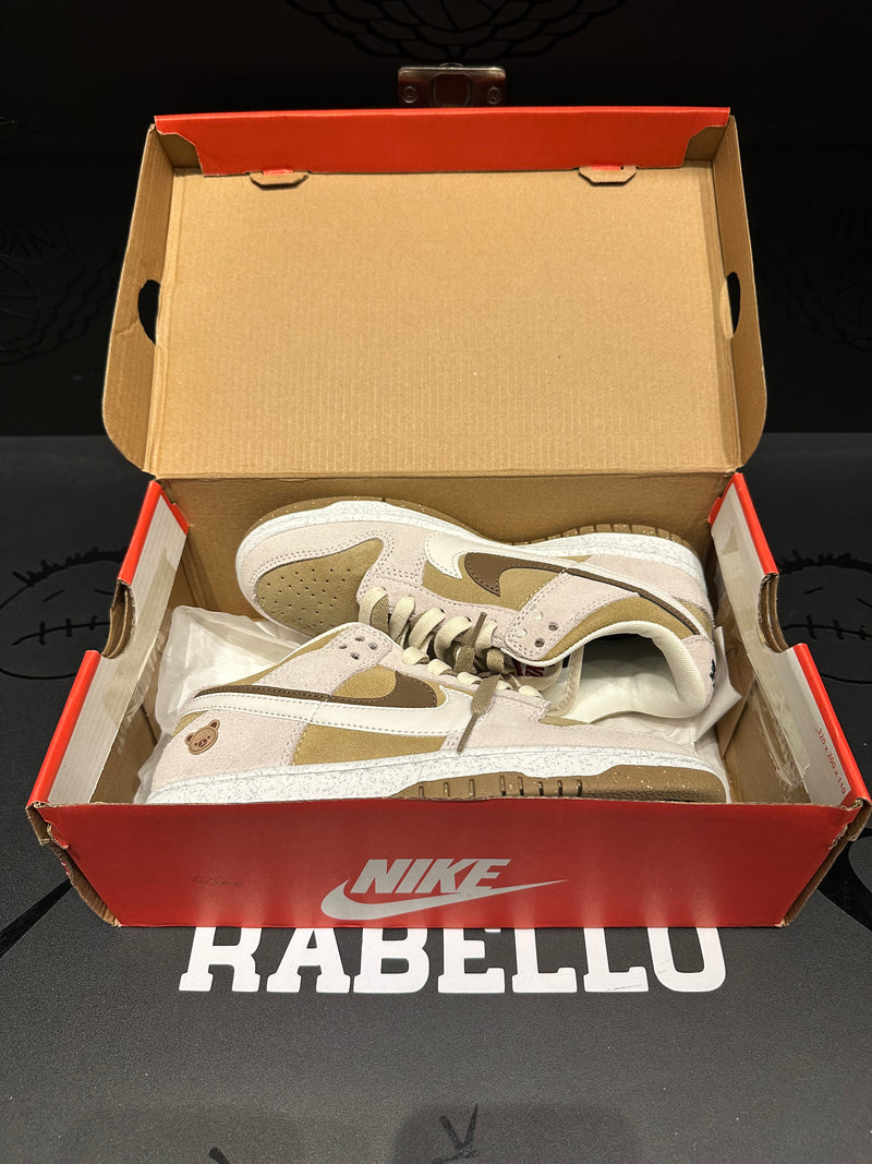 Tênis Nike Dunk Low Double Logo Koala Solado Glow - Pronta Entrega