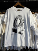 Camiseta Corteiz Chisel Branca - Pronta Entrega