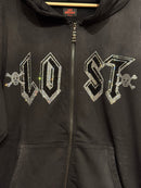 Jaqueta Moletom Lost Intricacy Skull Cravejada - Pronta Entrega