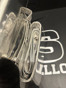 Bolsa Diesel Feminina 1DR Crossbody Couro Silver - Pronta Entrega