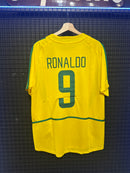 Camiseta Nike Retrô Seleção Brasileira 2002 Ronaldo