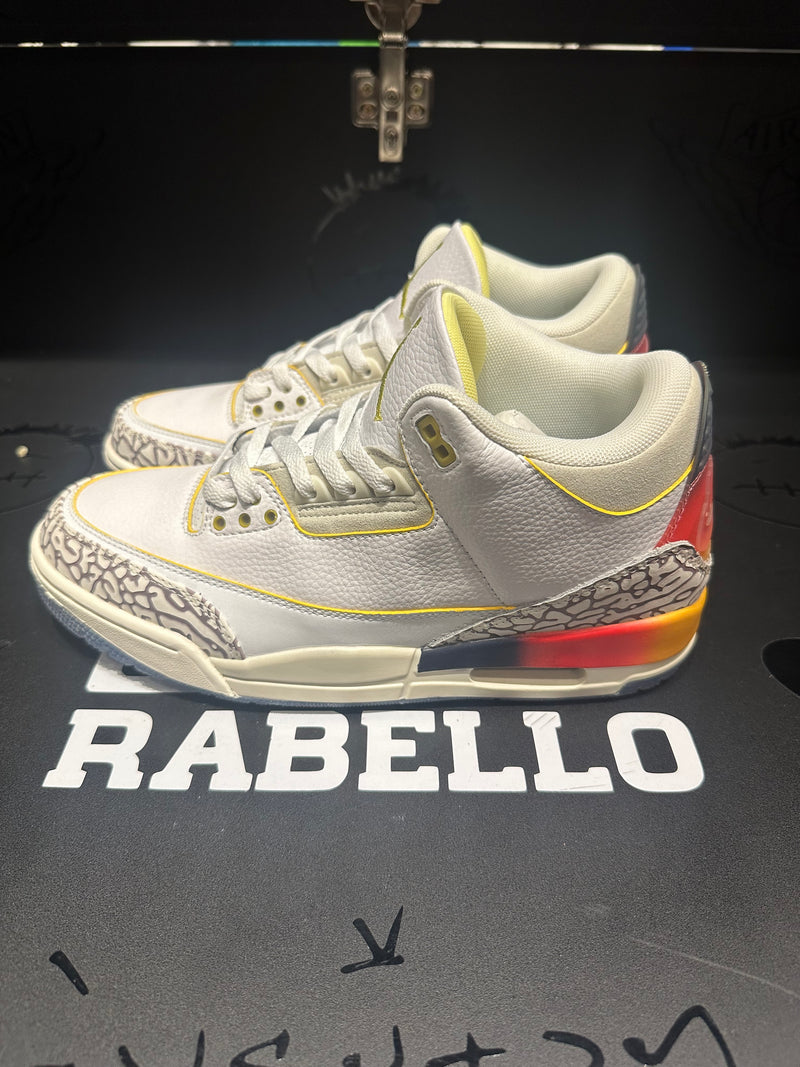 Tênis Nike Air Jordan 3 SP X J Balvin Medellín Sunset - Pronta Entrega
