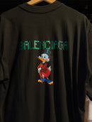Camiseta BALENCIAGA Tio Patinhas Preta - Pronta Entrega