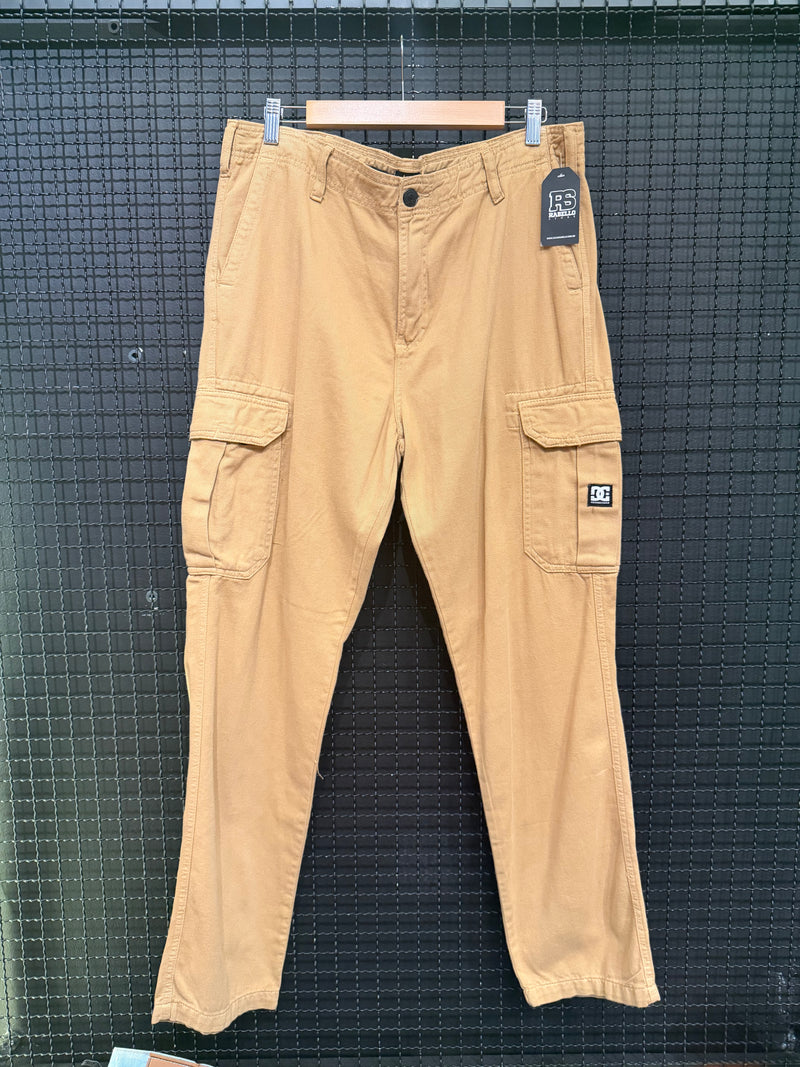 Calça DC Shoes Cargo Sarja Bege - Pronta Entrega