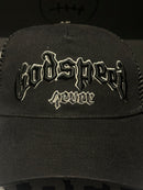 Boné Aba Curva Trucker Godspeed Forever Black - Pronta Entrega