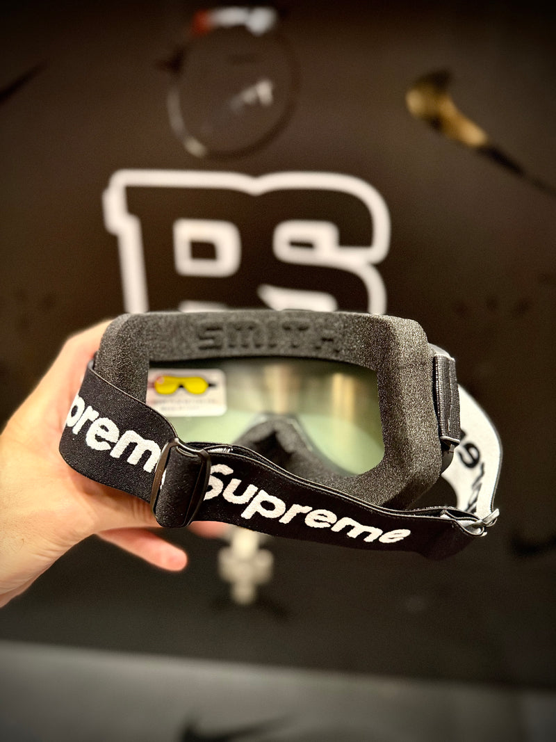 Óculos de Ski – Supreme x Smith Preto - Pronta Entrega