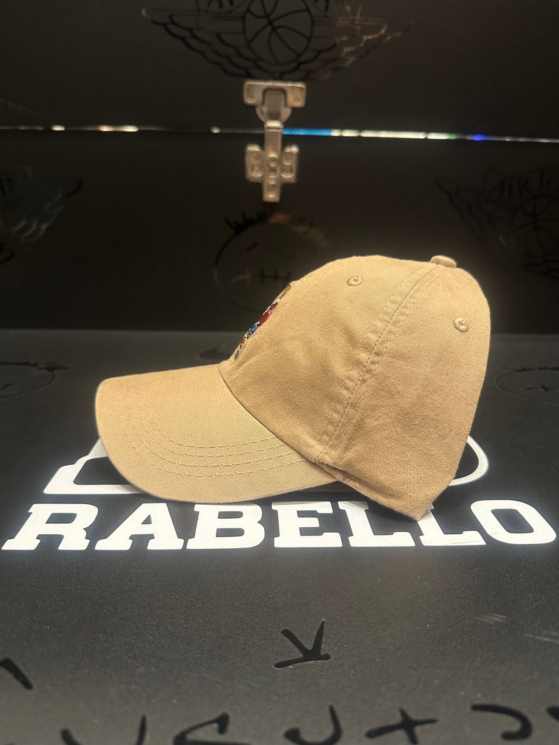 Boné Aba Curva Polo Ralph Lauren Red Bear Bege - Pronta Entrega