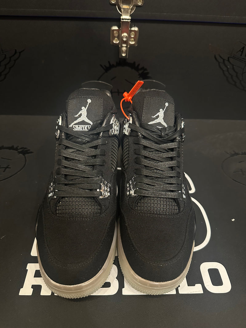 Tênis Nike Air Jordan 4 Eminem x Carhartt Black Chrome - Pronta Entrega