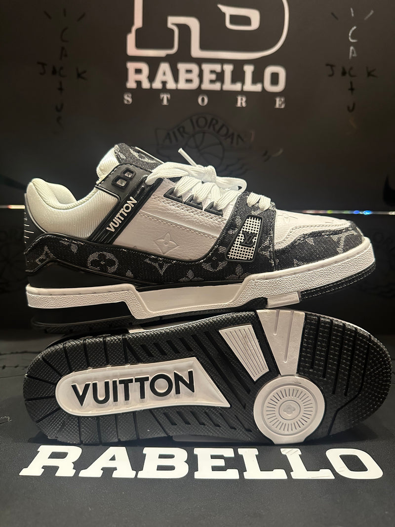 Tênis Louis Vuitton LV Trainer Black White - Pronta Entrega