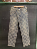Calça Louis Vuitton Jeans Damier Monogram - Pronta Entrega