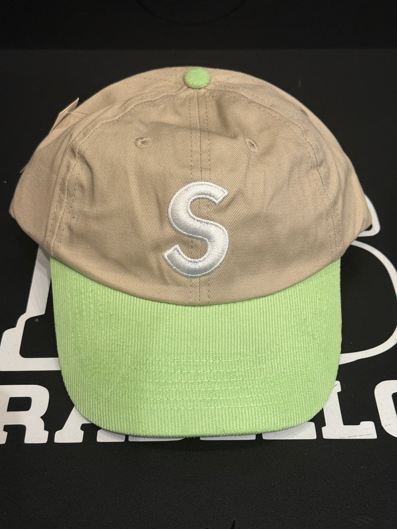 Boné Supreme 2 Tone Green Brown S Logo White - Pronta Entrega