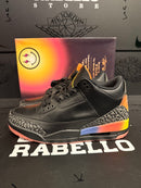 Tênis Nike Jordan 3 Retro x J Balvin "Rio" - Pronta Entrega