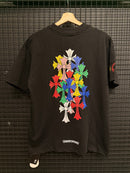 Camiseta Chrome Hearts Multicolor Cross - Pronta Entrega