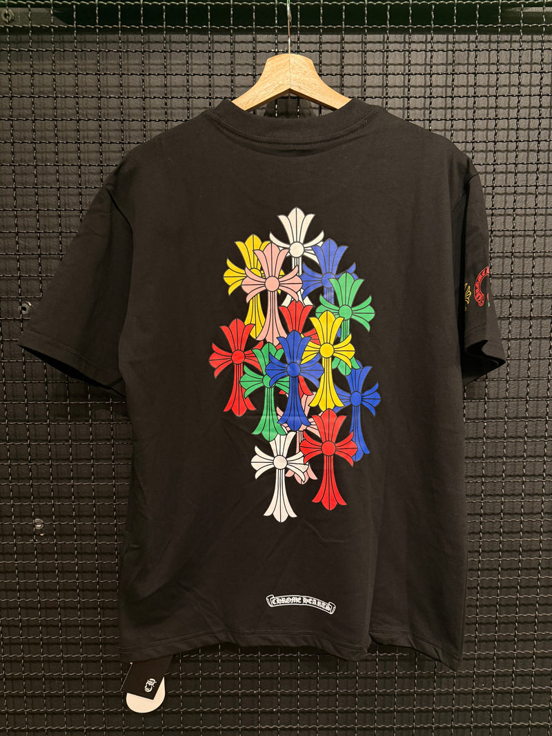 Camiseta Chrome Hearts Multicolor Cross - Pronta Entrega