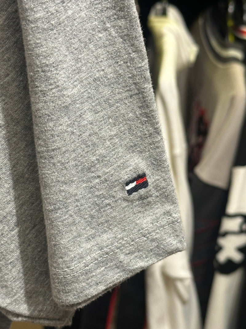 Camisa Tommy Hilfiger Jeans Gray/Red- Pronta Entrega