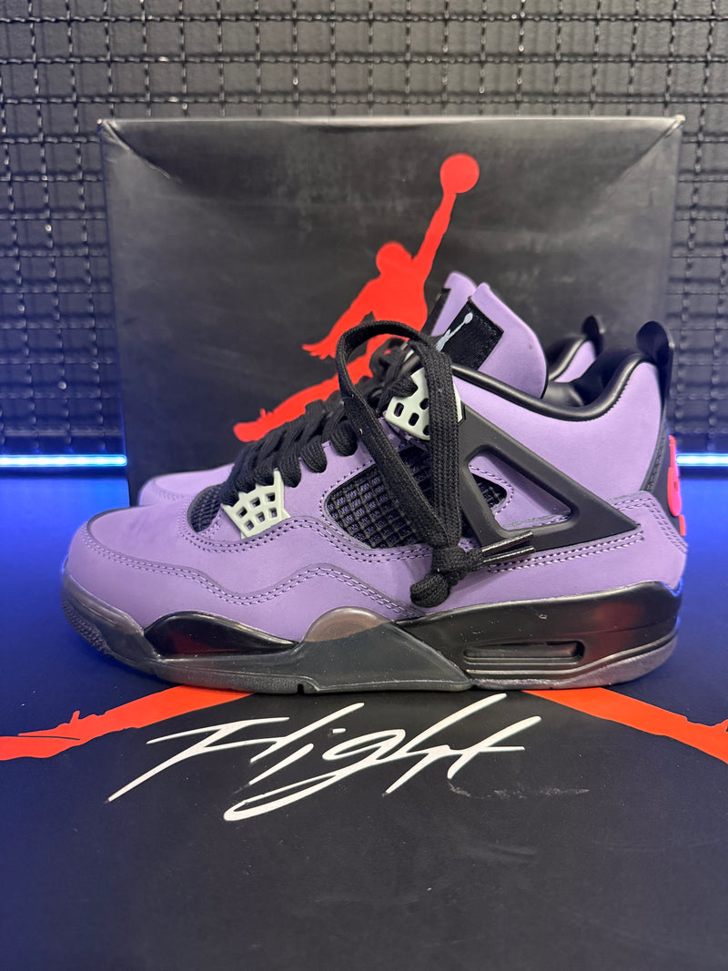 Tênis Nike Air Jordan 4 Retro X Travis Scott Purple - Pronta Entrega