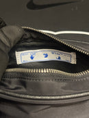 Bolsa Bag Off-White Cross Body Preto  Alça Amarela - Pronta Entrega