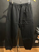 Calça Essentials Black Logo Black - Pronta Entrega