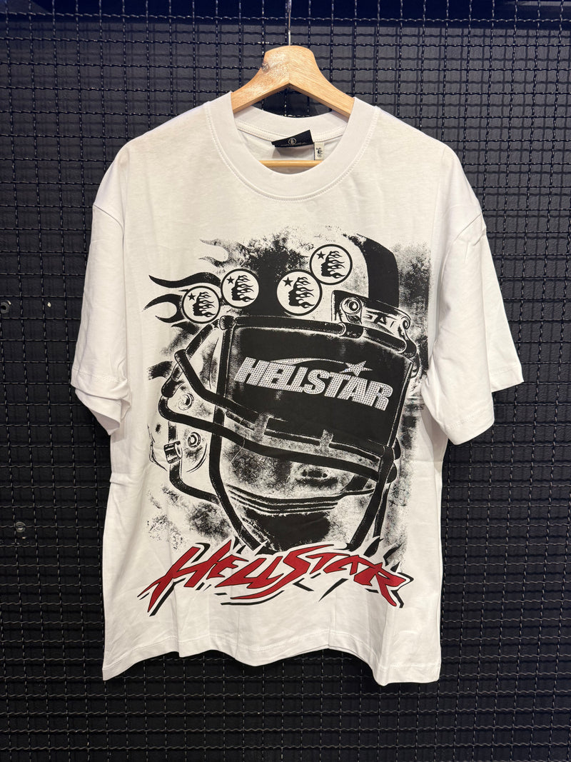Camiseta Hellstar Helmet Football White - Pronta Entrega