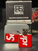 Supreme Isqueiro Zippo Logo Red Vermelho - Pronta Entrega