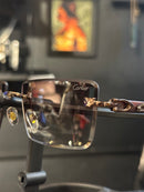 Óculos Cartier 66543XZ Lente Marrom - Pronta Entrega