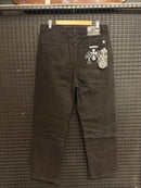 Calça Jeans Chrome Hearts x Comme Des Garçons Triple Black - Pronta Entrega