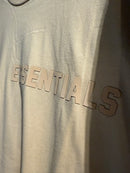 Camiseta Essentials Logo Oversized Bege - Pronta Entrega