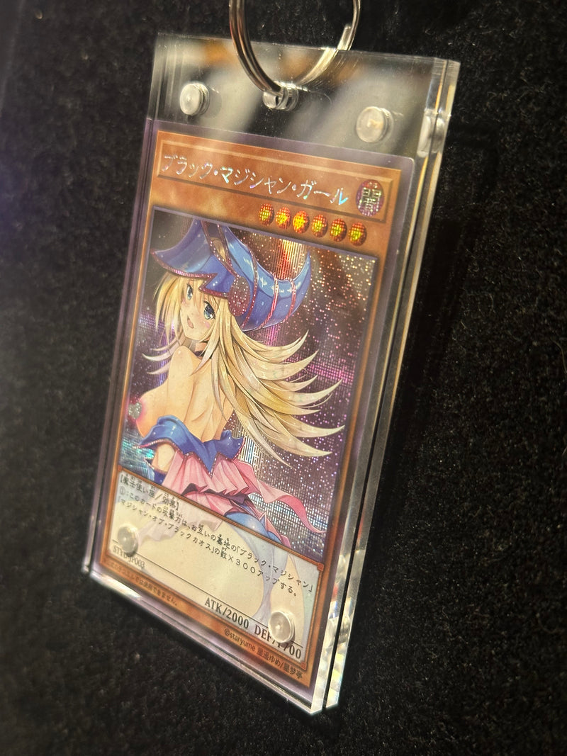 Corrente Yugioh Card Dark Magician Girl - Pronta Entrega