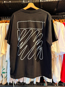 Camiseta OFF WHITE Preta - Pronta Entrega