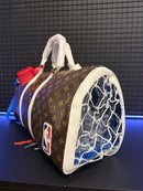 Bolsa Louis Vuitton x NBA Keepall Bandoulière 55 - Pronta Entrega