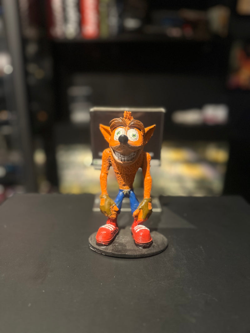 Boneco de Ação Crash Bandicoot 17cm Resina - Pronta Entrega