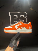 Tênis BAPE A Bathing APE Court Sta Orange - Pronta Entrega
