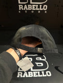 Boné Balenciaga Preto Destonado Aba Curva Cortada - Pronta Entrega